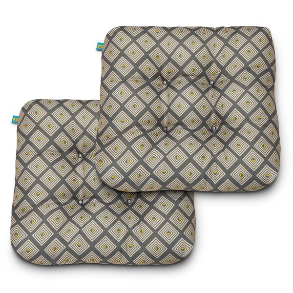 Duck Covers Indoor/Outdoor Seat Cushions, Moonstone Mosaic, PK2 DCMSCH19195-2PK - main